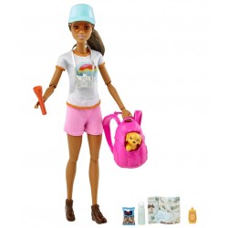 Papusa Barbie in drumetie cu accesorii Mattel GKH73-HNC39