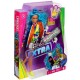 Papusa Barbie Extra cu par albastru si 2 pisicute Mattel GRN27-GRN30