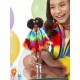 Papusa Barbie Extra cu geaca curcubeu si catelus Mattel GRN27-GVR04