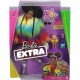 Papusa Barbie Extra cu geaca curcubeu si catelus Mattel GRN27-GVR04