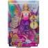 Papusa Barbie transformabila in sirena Dreamtopia 2in1 Mattel GTF91-GTF92