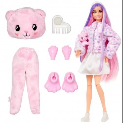 Barbie Papusa Barbie Cutie Reveal Ursulet Mattel HKR04