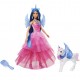 Set papusa Barbie cu unicorn Mattel HRR16