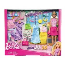 Papusa Barbie cu haine de schimb Mattel HkB07