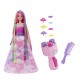 Papusa Barbie cu aparat de coafat Mattel JCW55