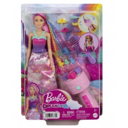 Papusa Barbie cu aparat de coafat Mattel JCW55
