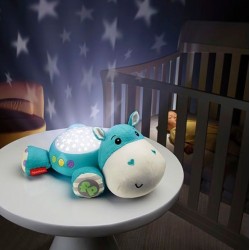 Lampa de veghe proiector hipopotam Fisher-price Cgn86