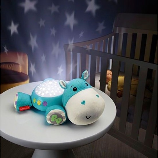 Lampa de veghe proiector hipopotam Fisher-price Cgn86
