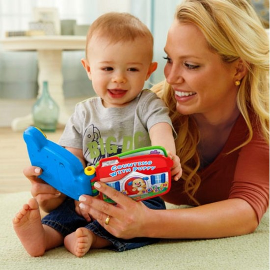 Cartea sa numaram cu catelusul Fisher price