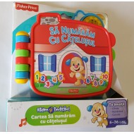 Cartea sa numaram cu catelusul Fisher price