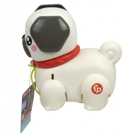 Jucarie de tras Fisher Price  Catel interactiv cu miscari si sunete Mattel HTW94