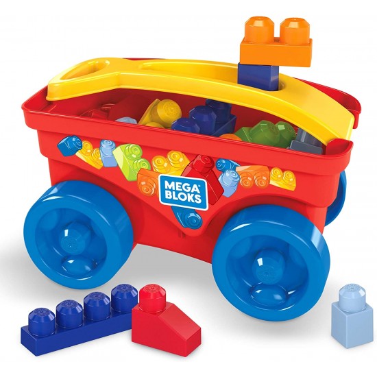 Mega Blocks carucior cu cuburi GPY95