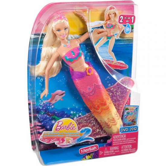 Barbie in A Mermaid Tale 2 - Sirena Merliah 2 in 1