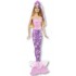 Papusa Barbie blonda in costum mov