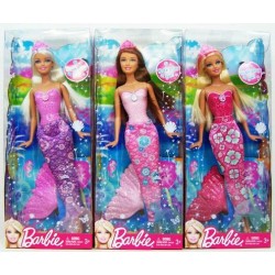 Papusa Barbie blonda in costum mov