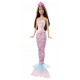 Papusa Barbie satena in costum roz