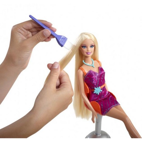 Barbie Salon vopsit parul x7888
