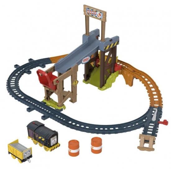 Thomas set de joaca ridica si incarca marfa cu Diesel Mattel JBW20