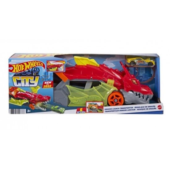 Camion de transport masini Hot Wheels Mattel GTK42