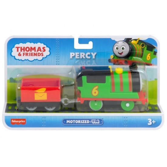 Thomas locomotiva motorizata Percy cu vagon Mattel HFX96-HDY60