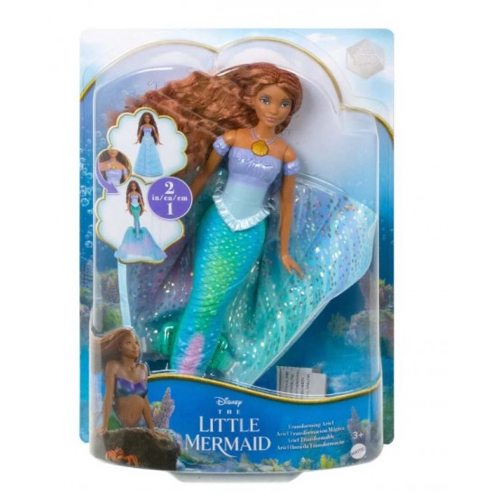 Papusa Printesa Ariel transformare magica Mattel HLX13