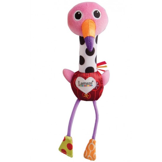Lamaze plus pentru bebelusi flamingo