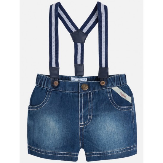 Mayoral pantaloni scurti cu bretele baietei 1215