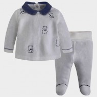 Mayoral set bebe catifea 2507