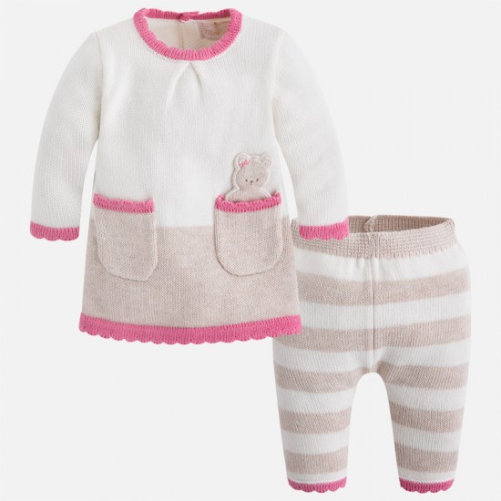 Mayoral set fetite tricotat 2819