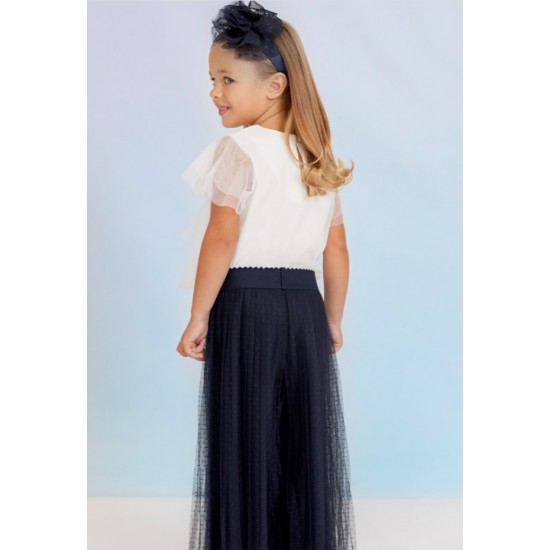 Pantaloni fete bleumarin AbelandLula 5244-26
