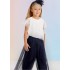 Pantaloni fete bleumarin AbelandLula 5244-26