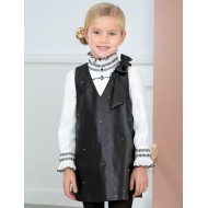 Sarafan imitatie piele elegenat fete AbelandLula 5547-8
