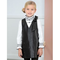 Sarafan imitatie piele elegenat fete AbelandLula 5547-8
