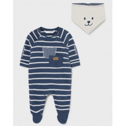 Mayoral set salopeta cu bavetica baieteti 2684-78