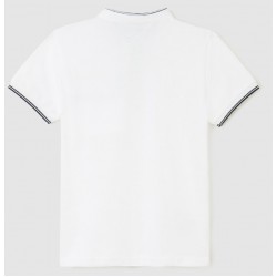 Mayoral tricou polo alb baieti 6101-30