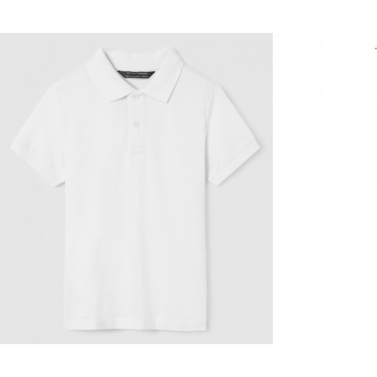 Mayoral tricou polo alb baieti 890-84