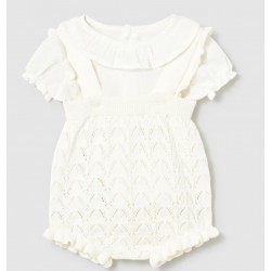 Mayoral, set salopeta si bluza bumbac bebe 1637-66