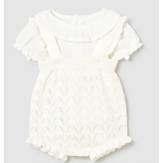 Mayoral, set salopeta si bluza bumbac bebe 1637-66