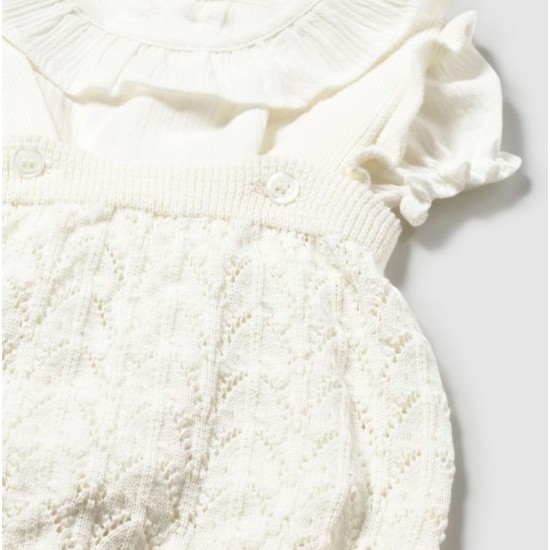Mayoral, set salopeta si bluza bumbac bebe 1637-66