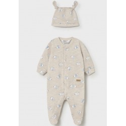 Mayoral set salopeta si caciulita bebe 1718-68