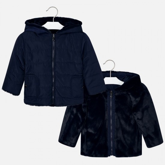 Mayoral geaca fete reversibila blanita 4422-029