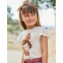 Mayoral set tricou si bentita fete 3089-042