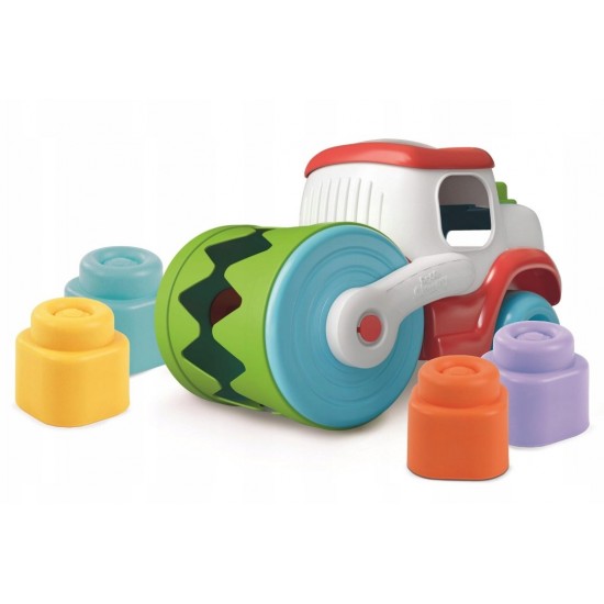 Buldozer Clementoni care mananca cuburi 17495