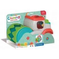 Buldozer Clementoni care mananca cuburi 17495