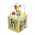 Cub din lemn cu forme de sortat Momki MKBI1572370