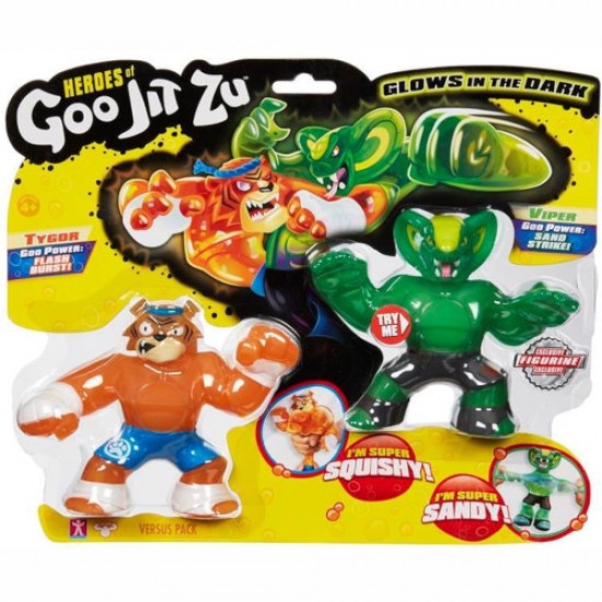 Goo Jit Zu set 2 figurine Tygor si Viper