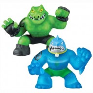 Goo Jit Zu set 2 figurine Thrash si Rock Jaw