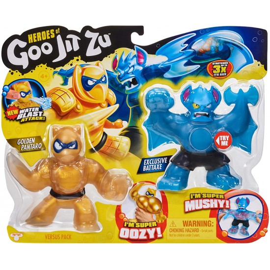 Goo Jit Zu seria 2 set 2 figurine Pantaro vs Battaxe 41052