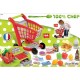 Set carucior cumparaturi si casa de marcat Ecoiffier 1239