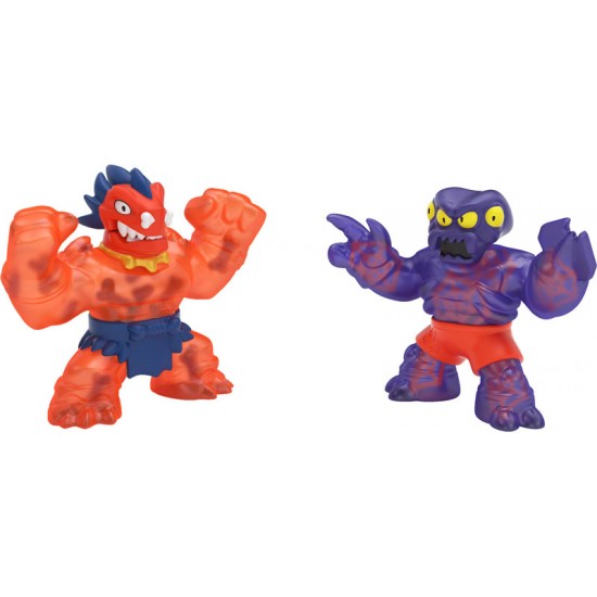 Goo Jit Zu set 2 figurine sezonul 3 Dino Power Blazagon vs Redback Volcanic Rumble 41105-41111